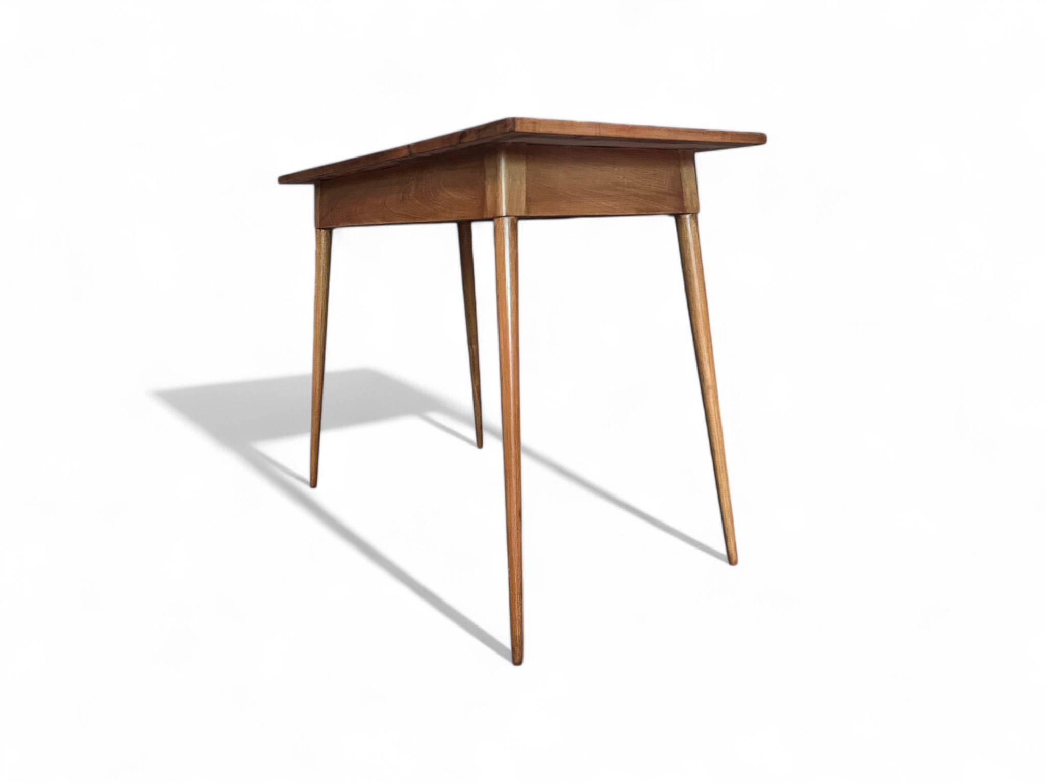 Console moderna brasiliana con sedia in legno duro, sconosciuta, anni '50 - Lotto 732A in vendita 4