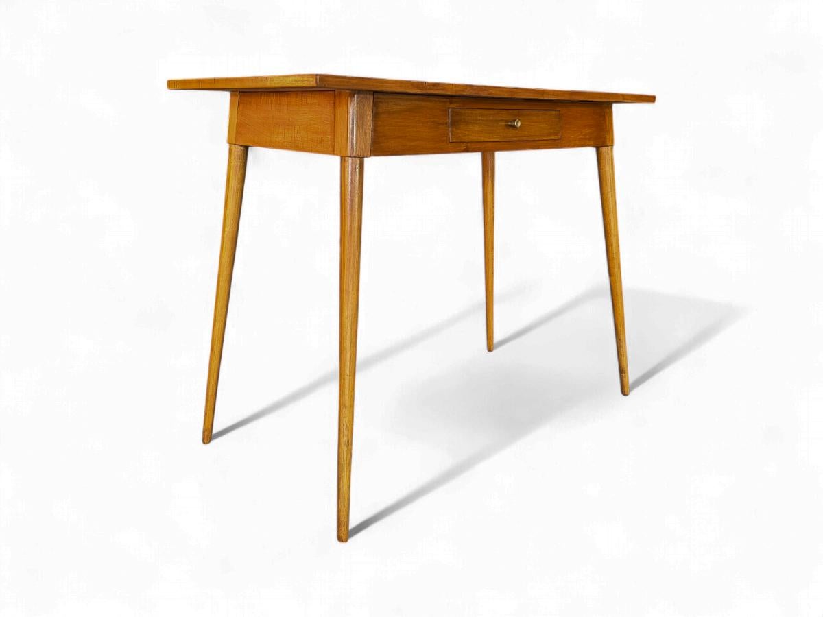 Console moderna brasiliana con sedia in legno duro, sconosciuta, anni '50 - Lotto 732A in vendita 1