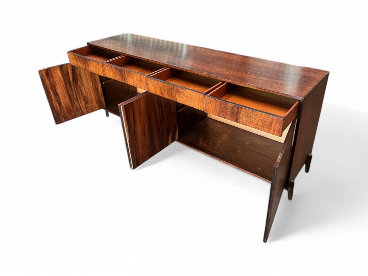 Brasilianische moderne Anrichte aus Hartholz von Francisco Alva, ca. 1960er Jahre im Angebot 2