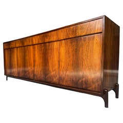 Credenza moderna brasiliana in legno duro di Francisco Alva, 1960 ca.
