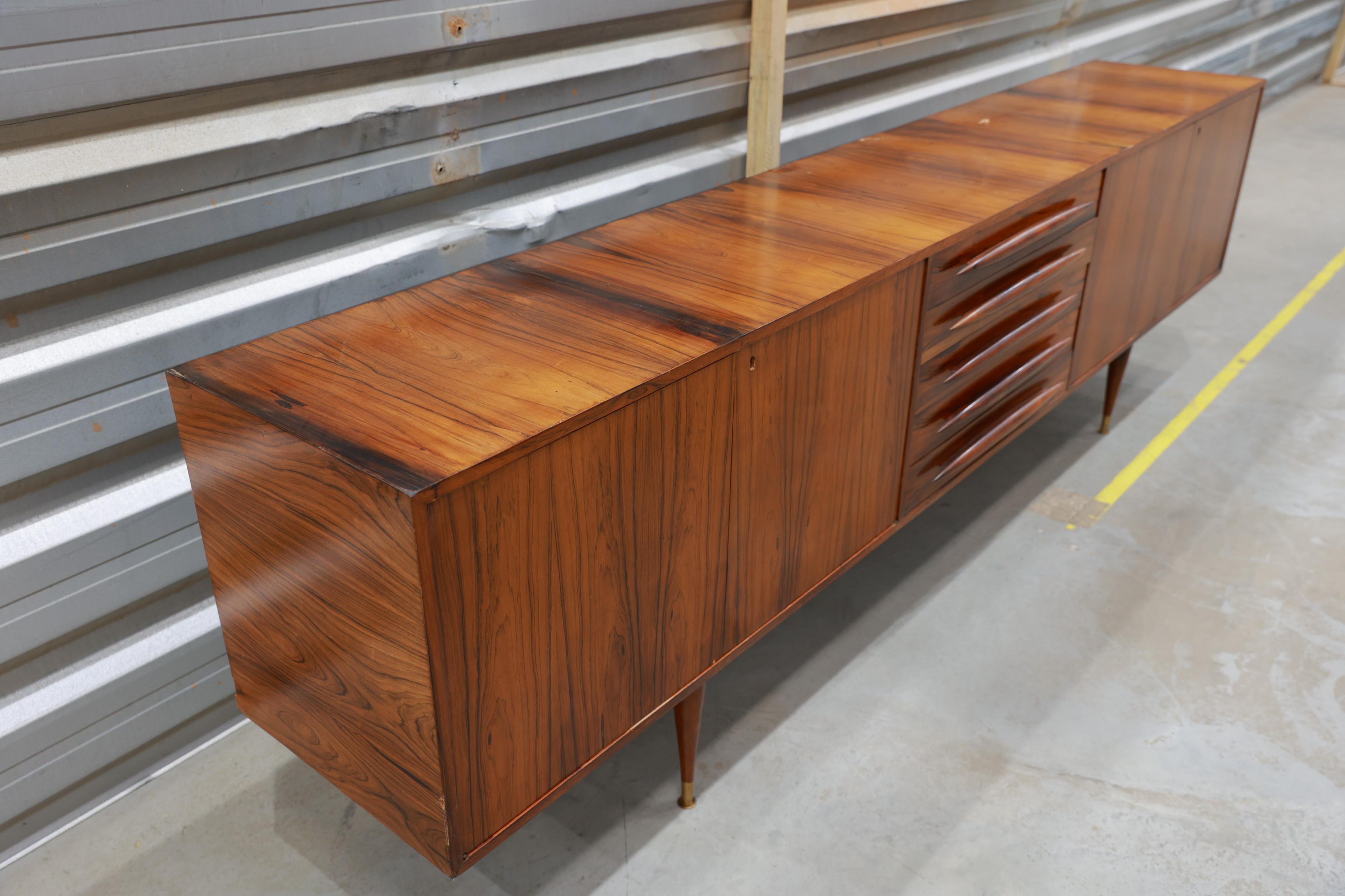Brazilian Modern Credenza in Hardwood by Giuseppe Scapinelli, 1950’s  4