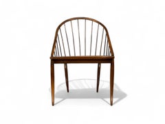 Brazilian Modern "Curva" Chair in Rosewood & Caning, Joaquim Tenreiro, 1960s