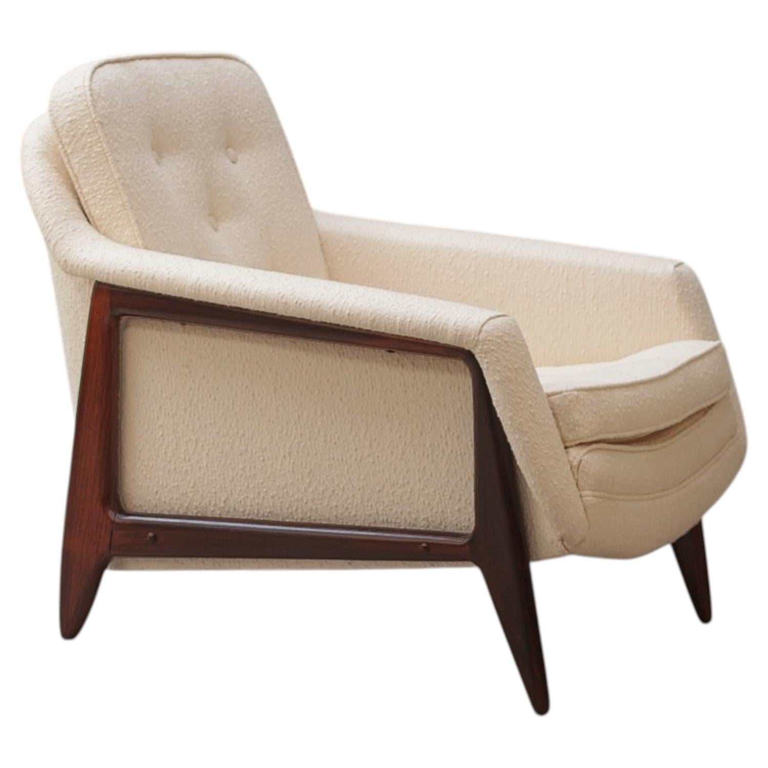 Brazilian Modern Design- Sergio Rodrigues “Stella” Lounge Chair, 1956 For Sale