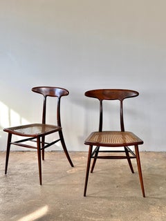 Moderne brasilianische Esszimmerstühle aus Palisanderholz von Carlo Hauner & Martin Eisler 1950er Jahre