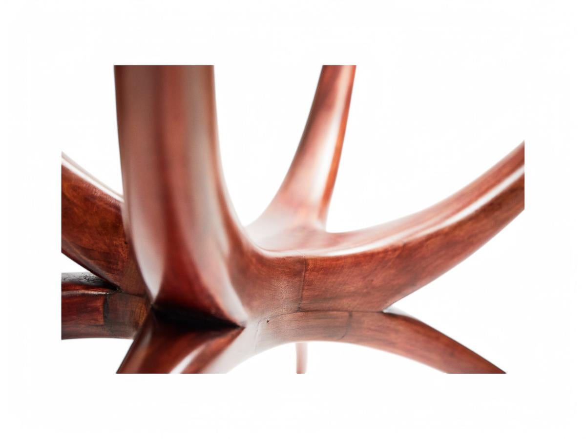 Brazilian Modern Dining Table with Sculpted Base, Giuseppe Scapinelli, 1950s 8