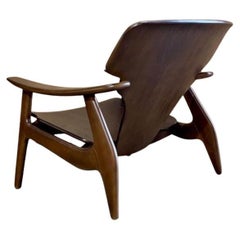 Sedia da salotto moderna brasiliana "Diz" di Sergio Rodrigues