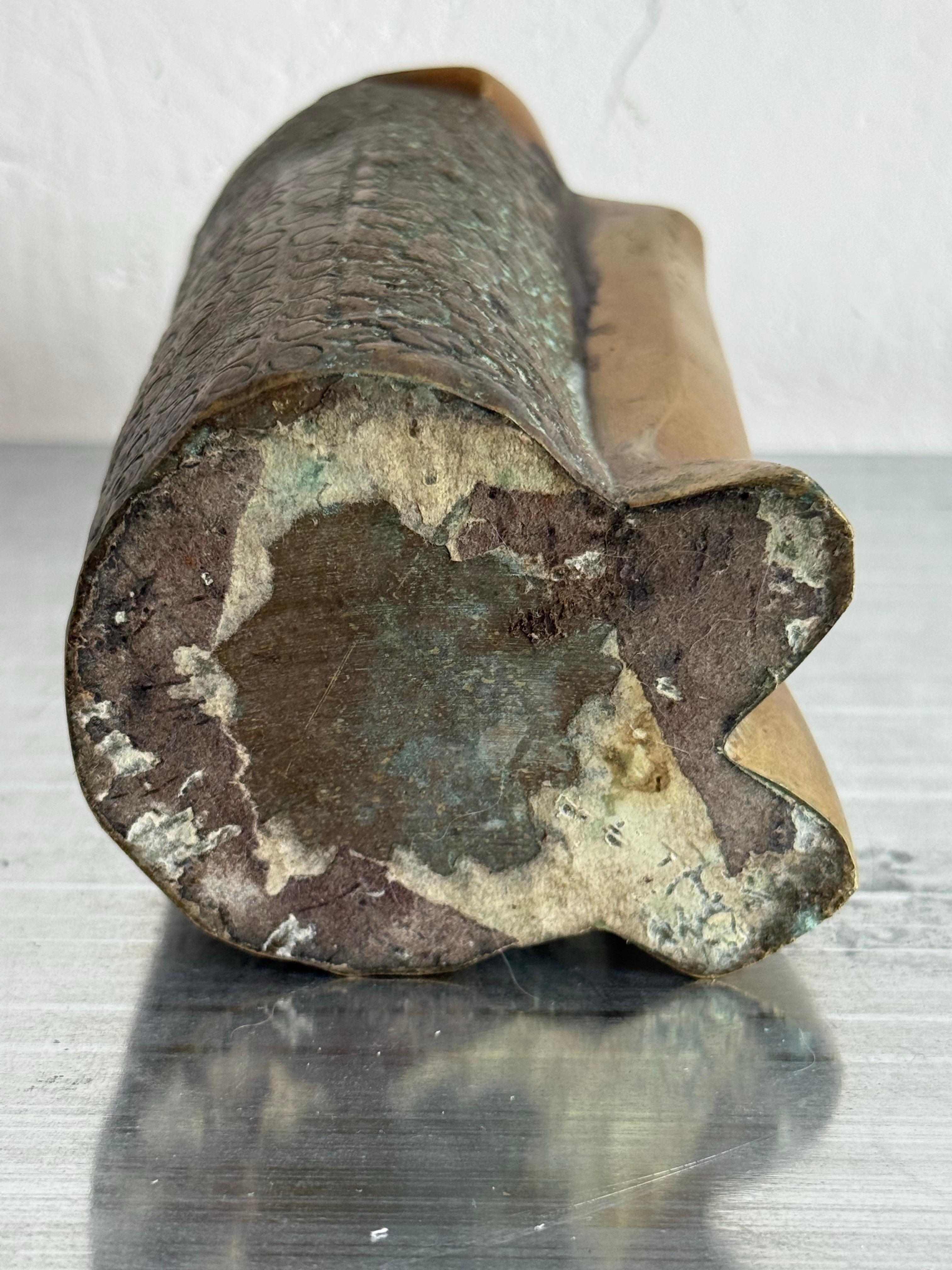 Brasilianische moderne weibliche skulpturale Vase oder Stifthalter, 1960er Jahre im Angebot 7