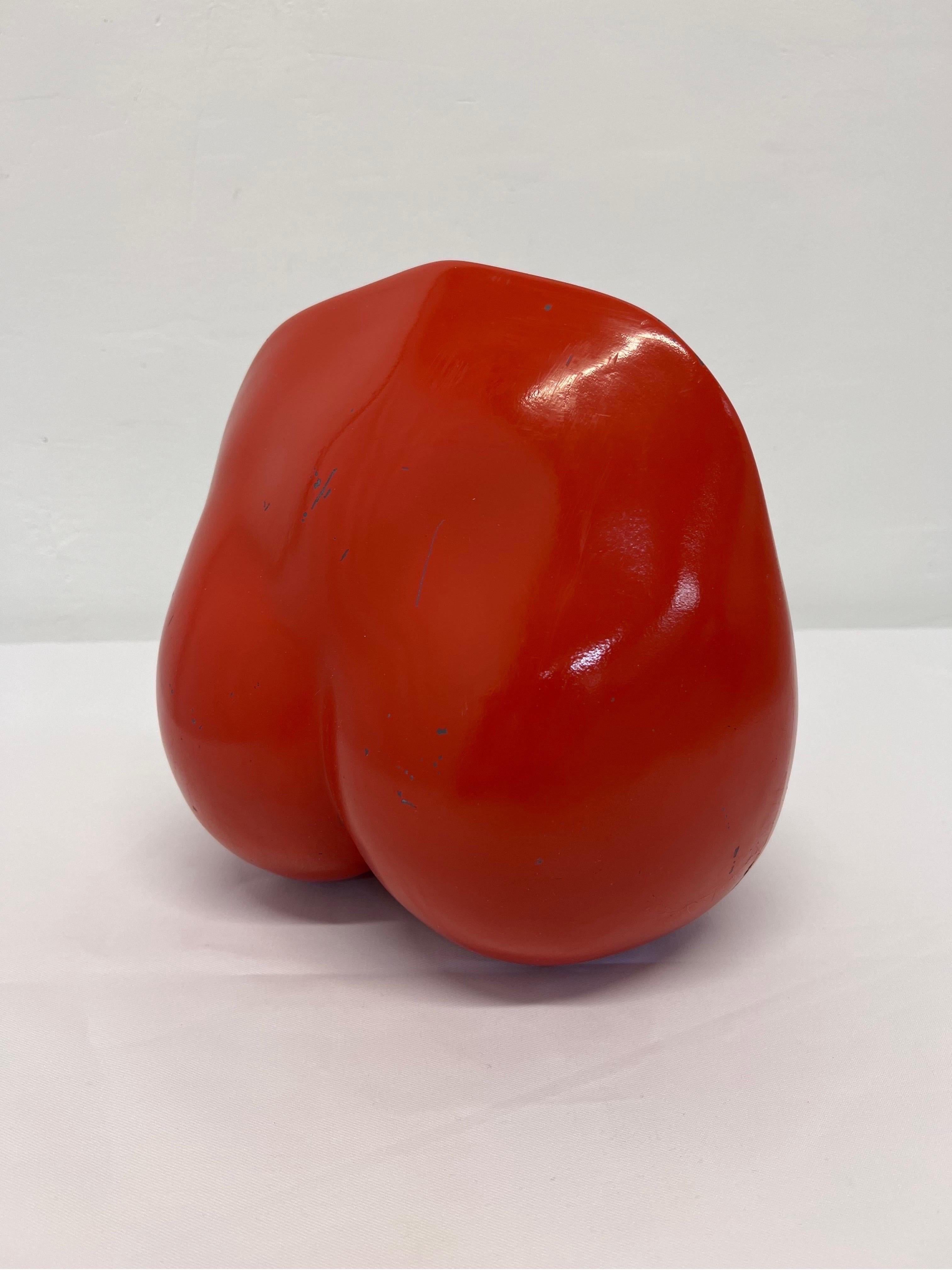 20th Century Brazilian Modern Fiberglass and Lacquer Sculpture by Pietrina Checcacci, 1970s For Sale