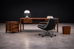 Brazilian Modern Filing Cabinet/Side Table in Hardwood, Jorge Zalszupin, 1960’s