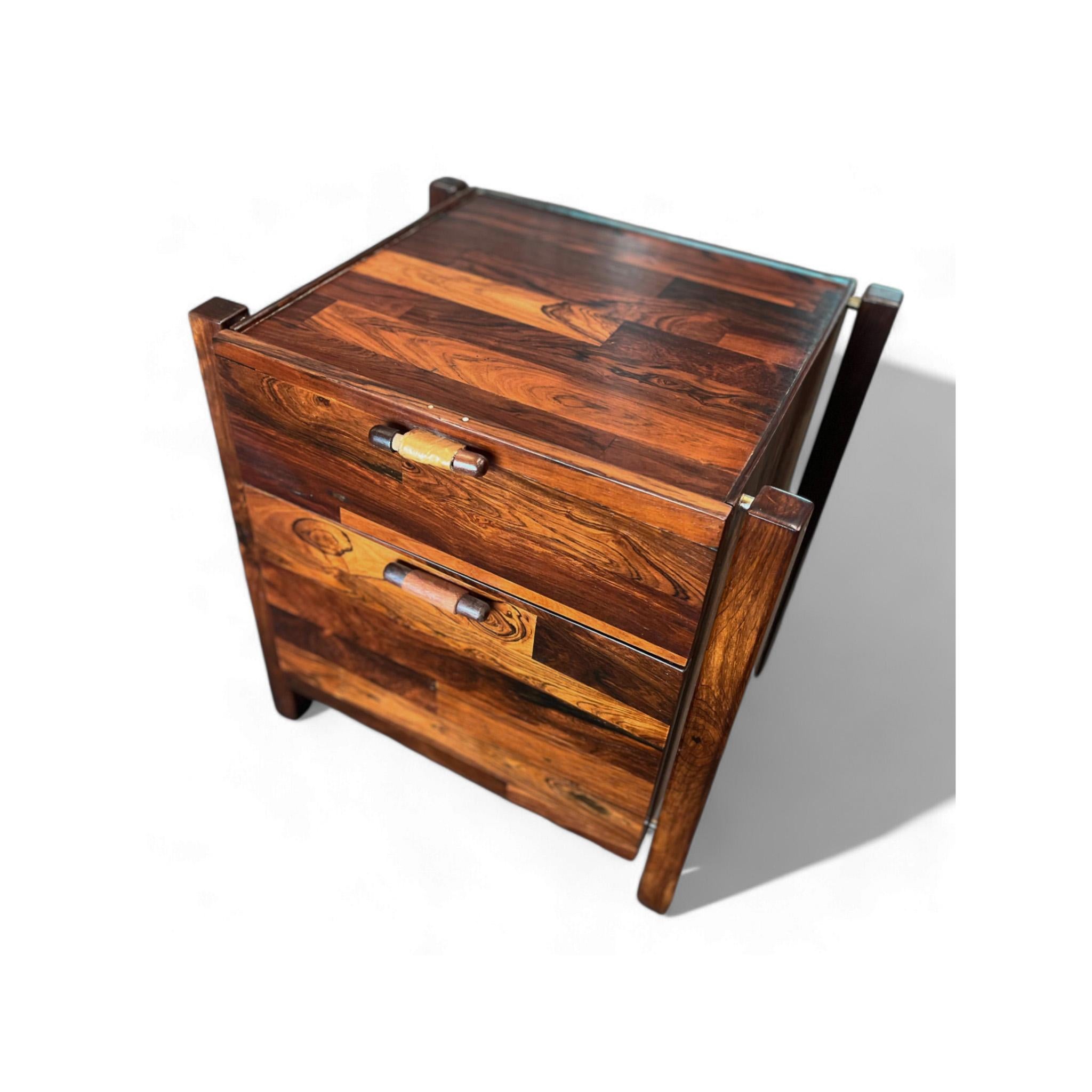 Brasilianischer moderner Aktenschrank mit Schubladen aus Hartholz, Jorge Zalszupin, 1960er Jahre im Angebot 2