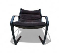 Brazilian Modern Fixed "Commander" Armchair in Metal, Jorge Zalszupin, 1970s