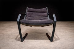 Brazilian Modern Fixed "Commander" Armchair in Metal, Jorge Zalszupin, 1970s