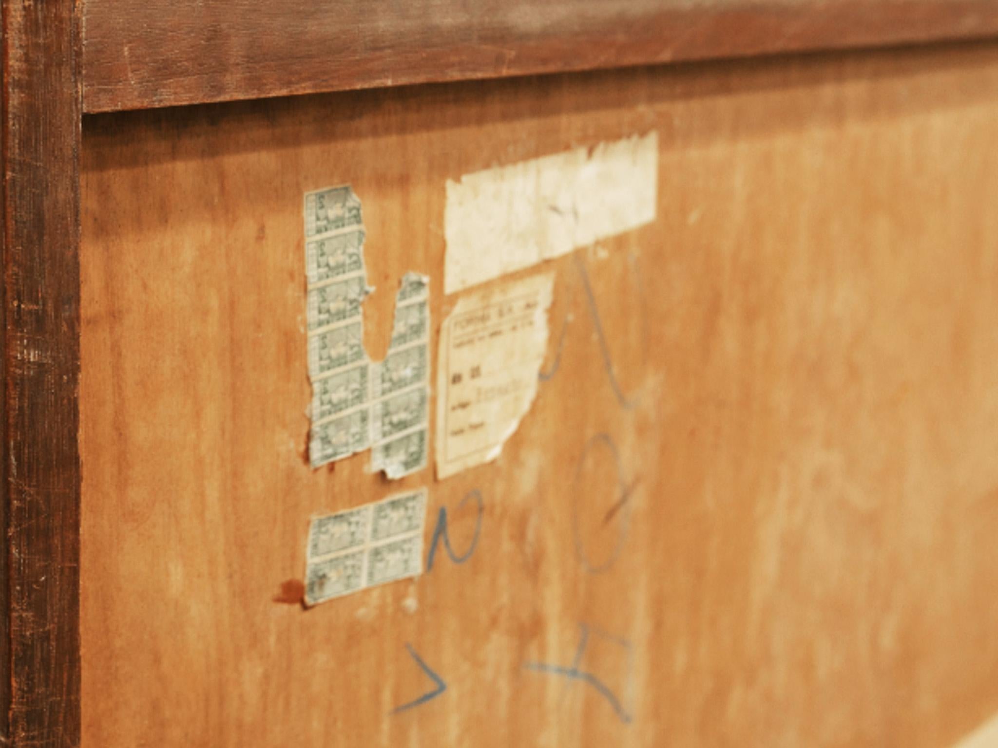 Credenza galleggiante moderna brasiliana in legno duro, Carlo Hauner, anni '50 in vendita 7