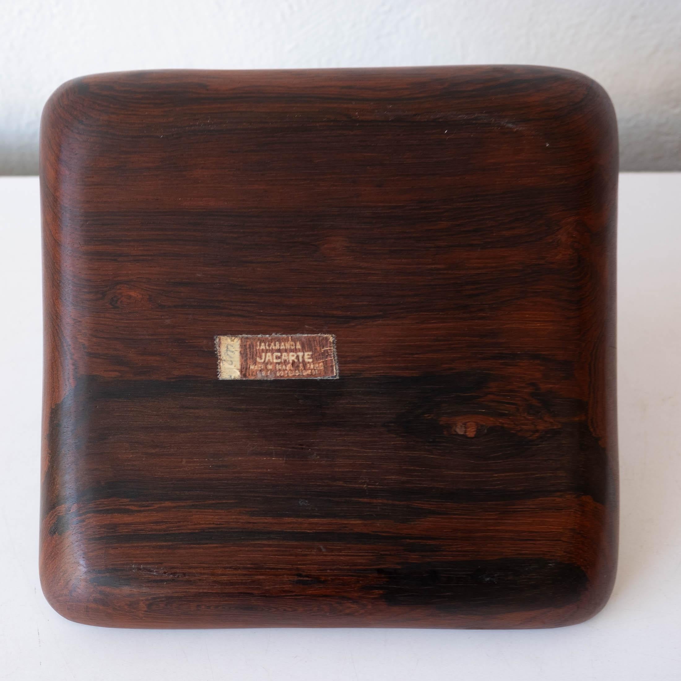 Brazilian Modern Jacaranda Divided Catch All Tray 5