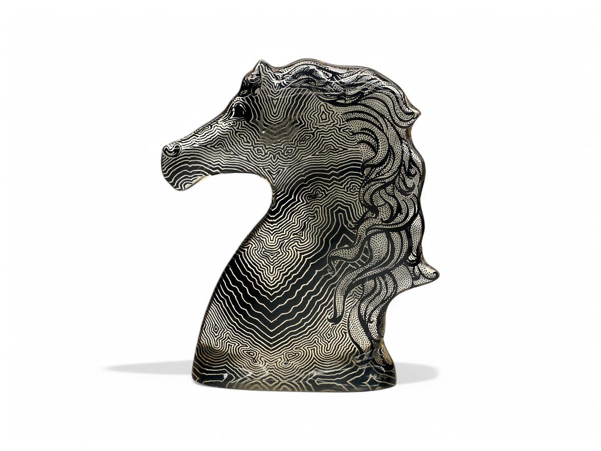 Brazilian Modern Sculpture of a Horse in Resin, Abraham Palatinik, 1960s In Good Condition For Sale In New York, NY