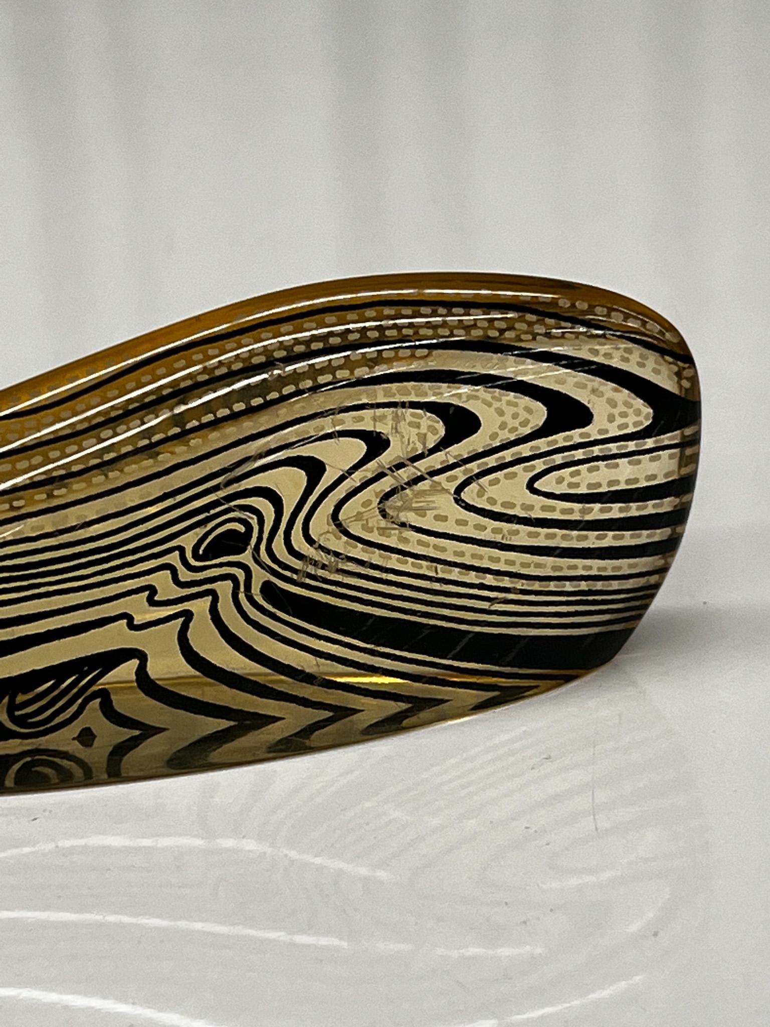 Mid-Century Modern Brazilian Modern Kinetic Sculpture of a Whale in Resin, Abraham Palatinik, 1960s