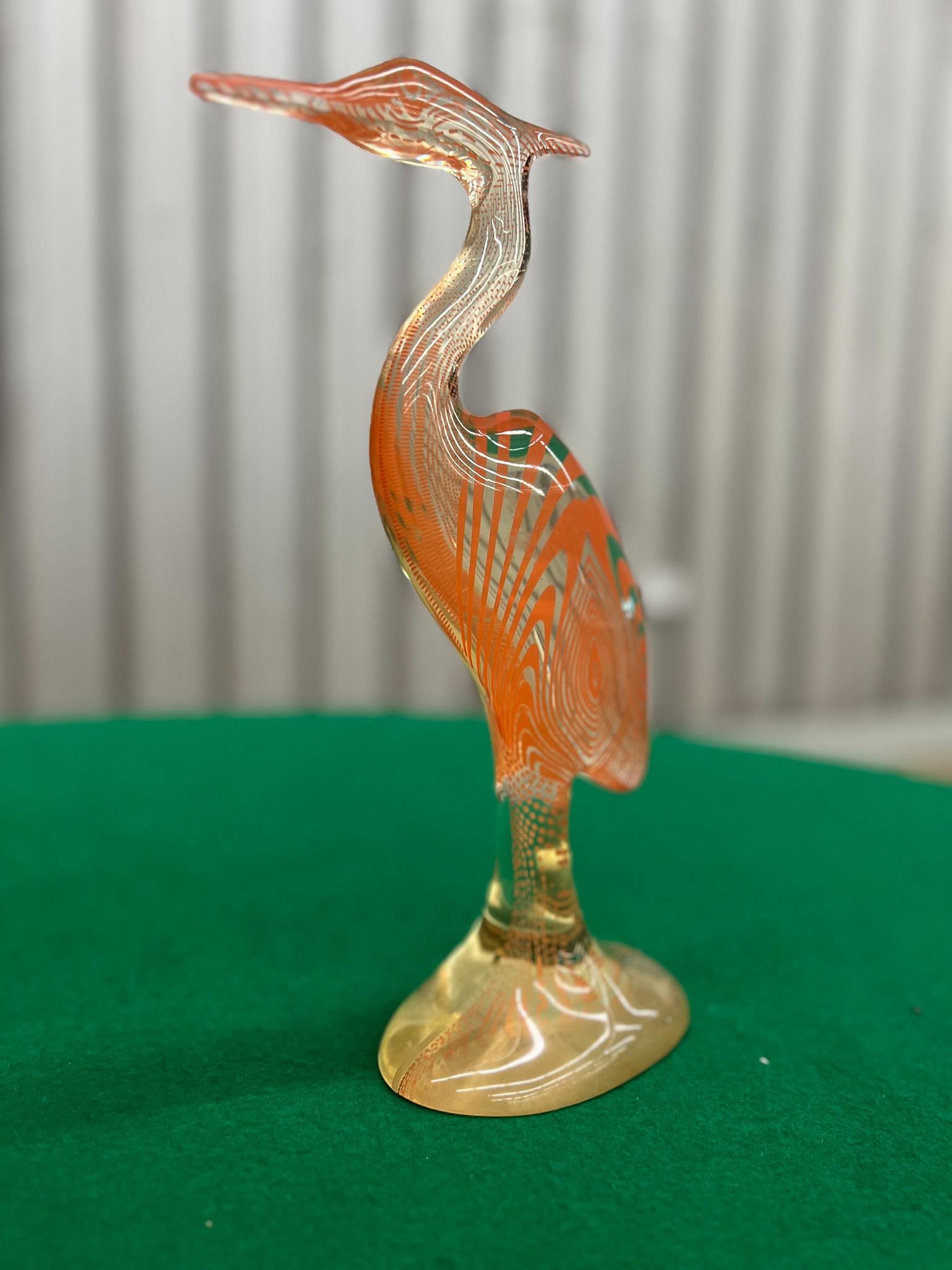 Available today, this Brazilian Modern Kinetic Sculpture of a Heron in Resin by Abraham Palatinik made in the 1960s is gorgeous!

This is part of the Artemis collection that features hundreds of different animals, each with sleek, flat