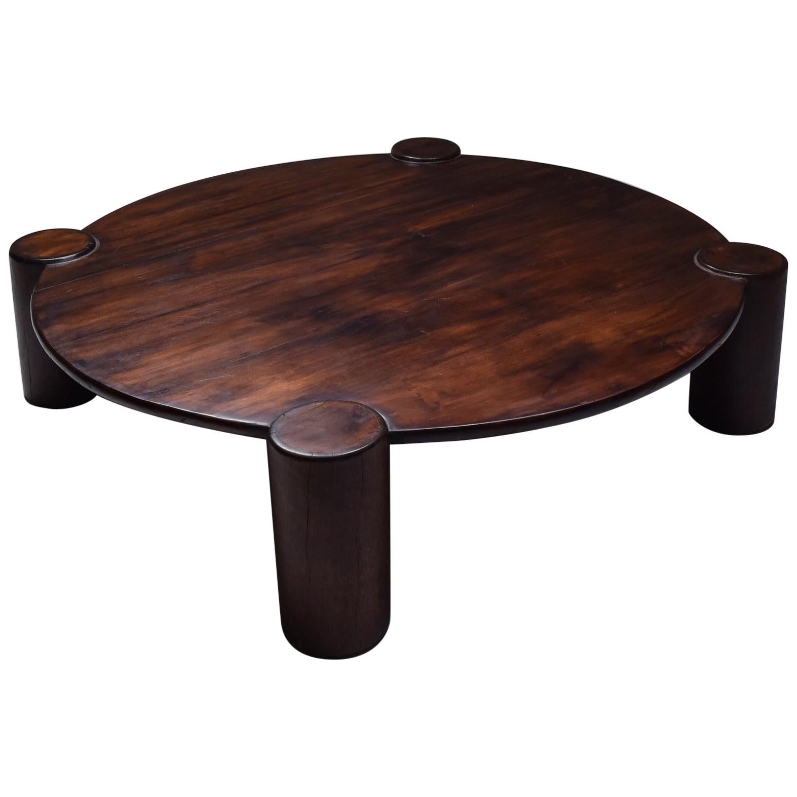 Brazilian Modern Large Round Coffee Table