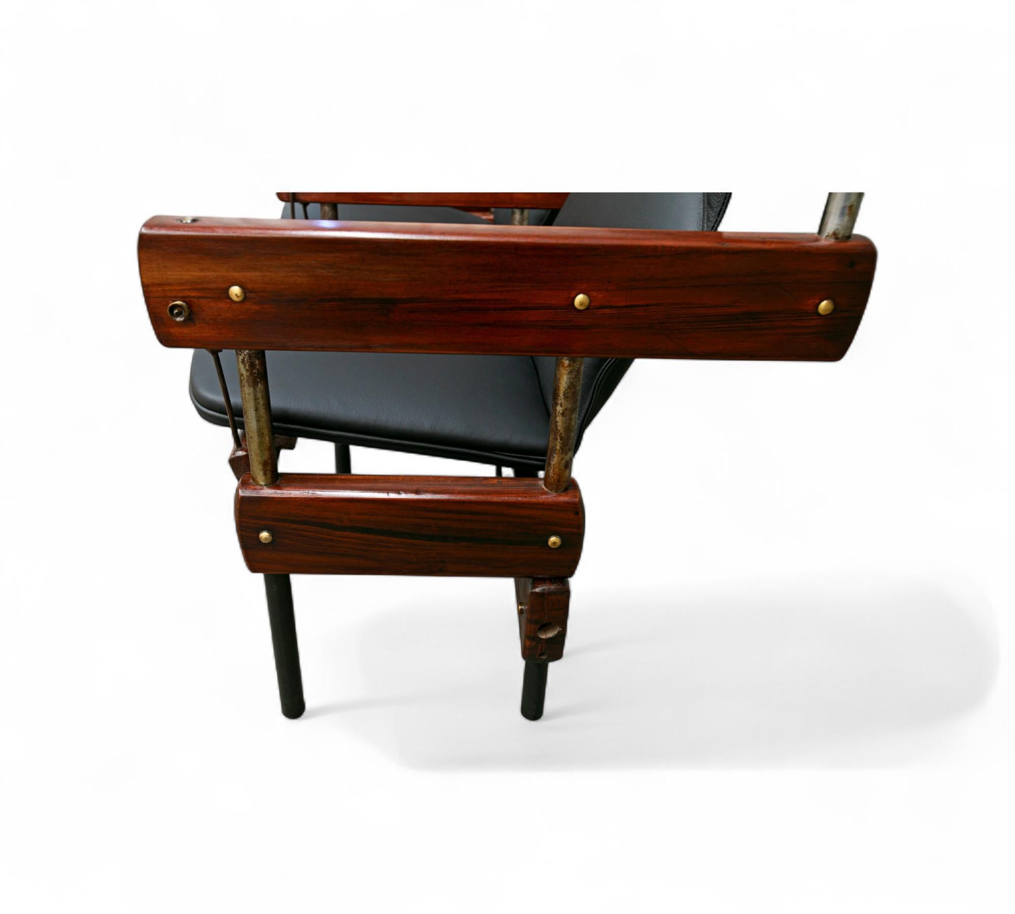 Mid-Century Modern Chaises d'auditorium modernes brésiliennes Longarina, Sergio Rodrigues, Brésil, 1965 en vente