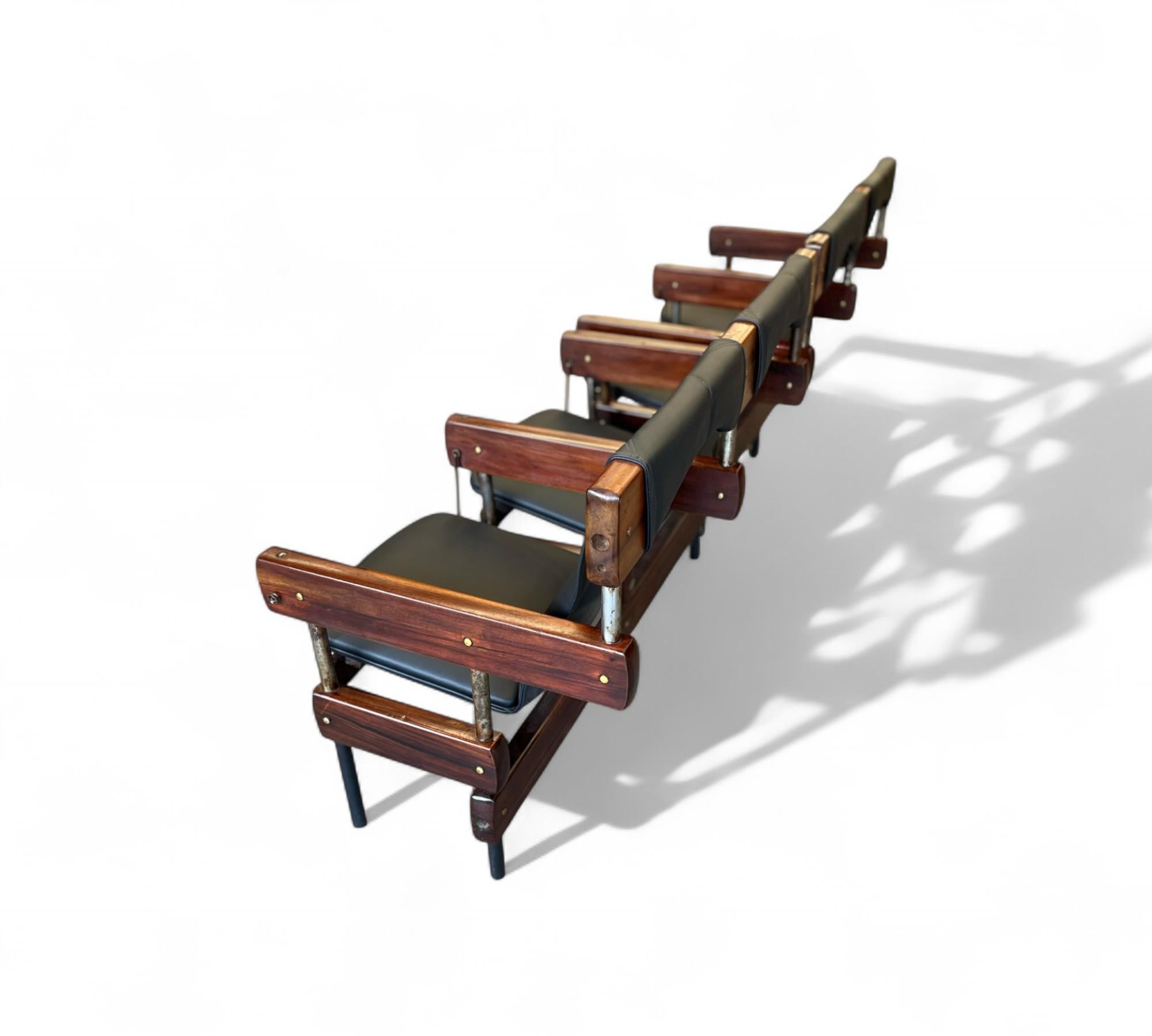 Oggetti in metallo Sedie da auditorium moderne brasiliane 