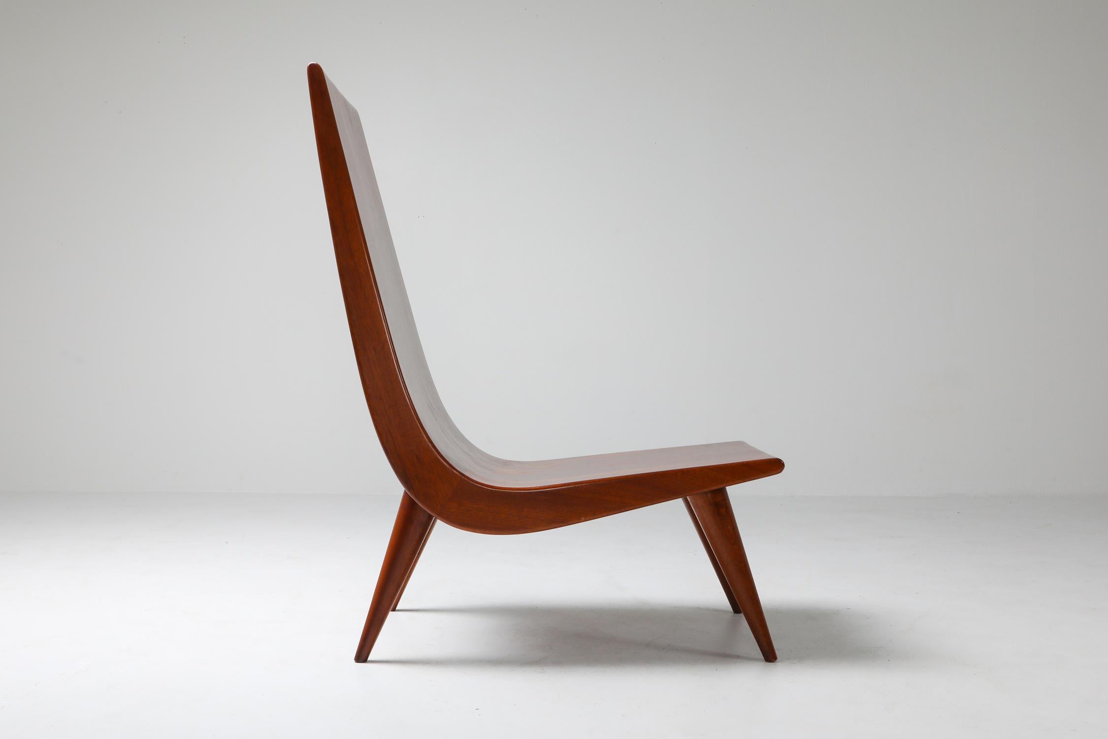 20th Century Brazilian Modern Lounge Chair, 1970s