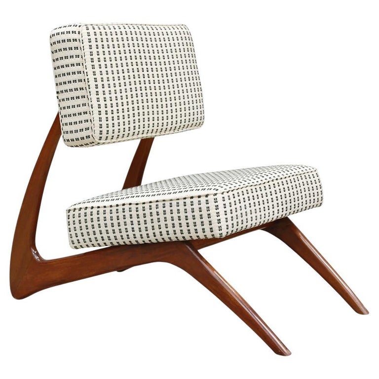 Moveis Cimo Hardwood Lounge Chair, 1950s