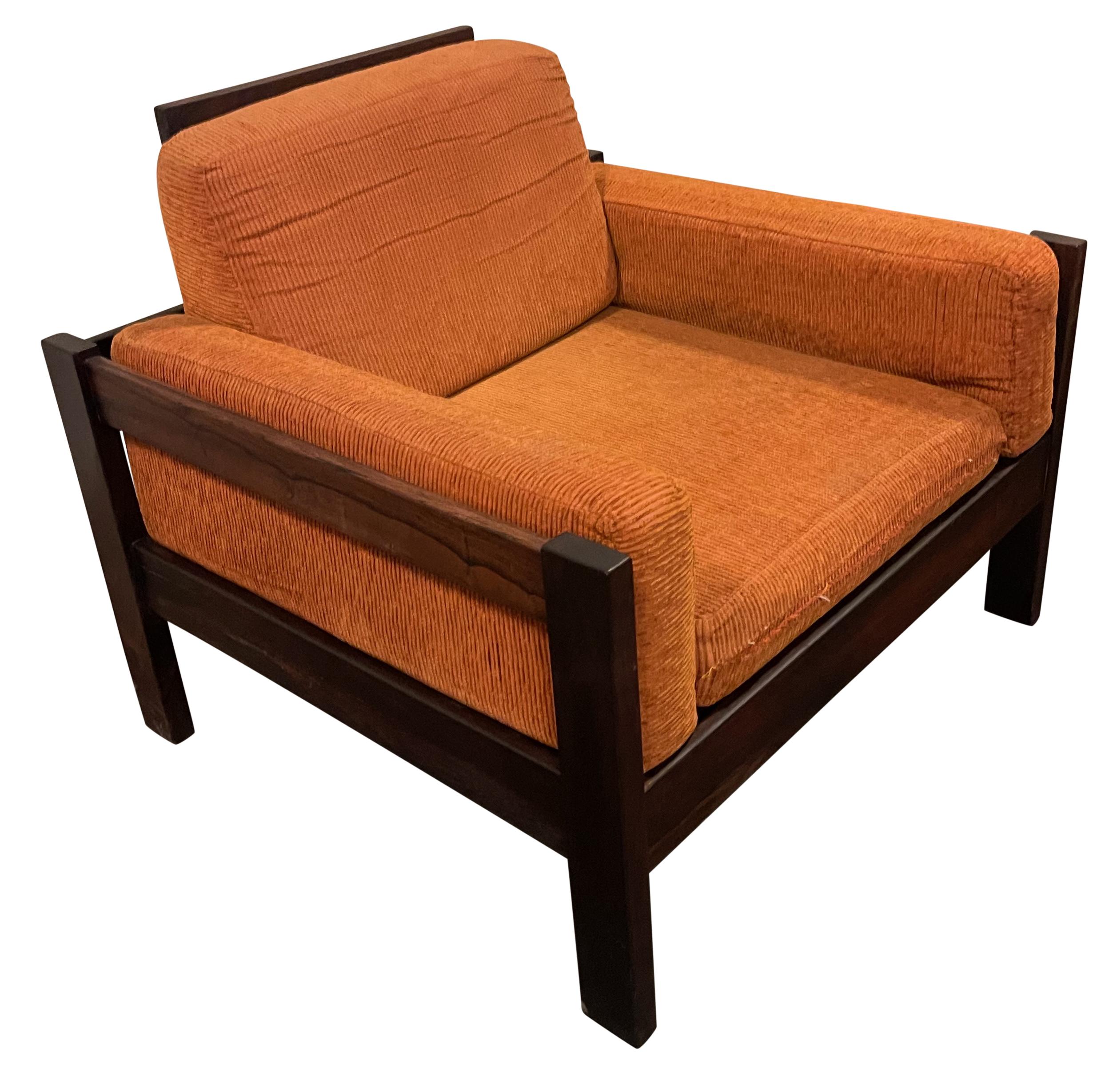 Mid-Century Modern Chaises longues modernes brésiliennes par Móveis Cimo, années 1960 Signées en vente