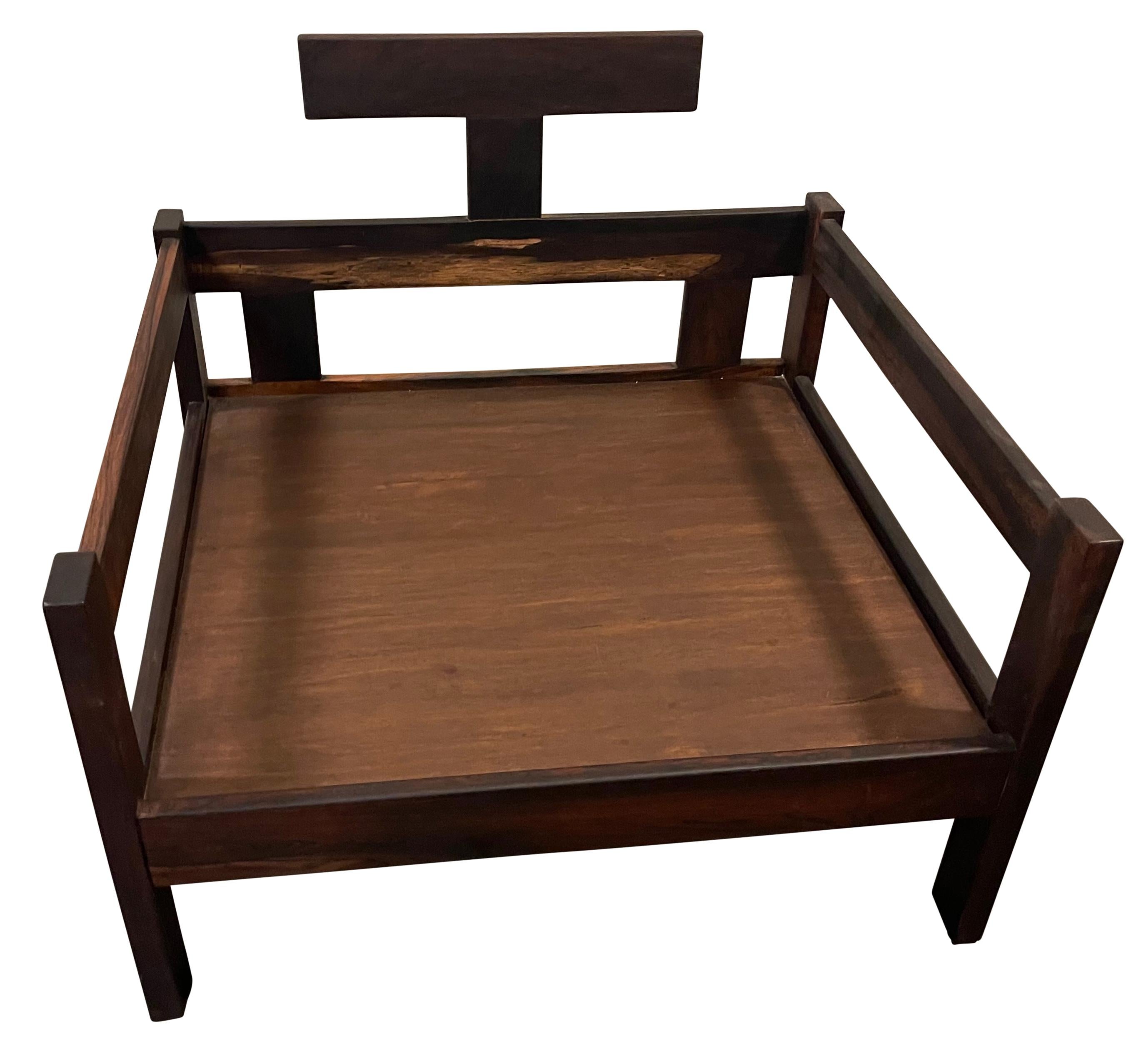 Tissu d'ameublement Chaises longues modernes brésiliennes par Móveis Cimo, années 1960 Signées en vente