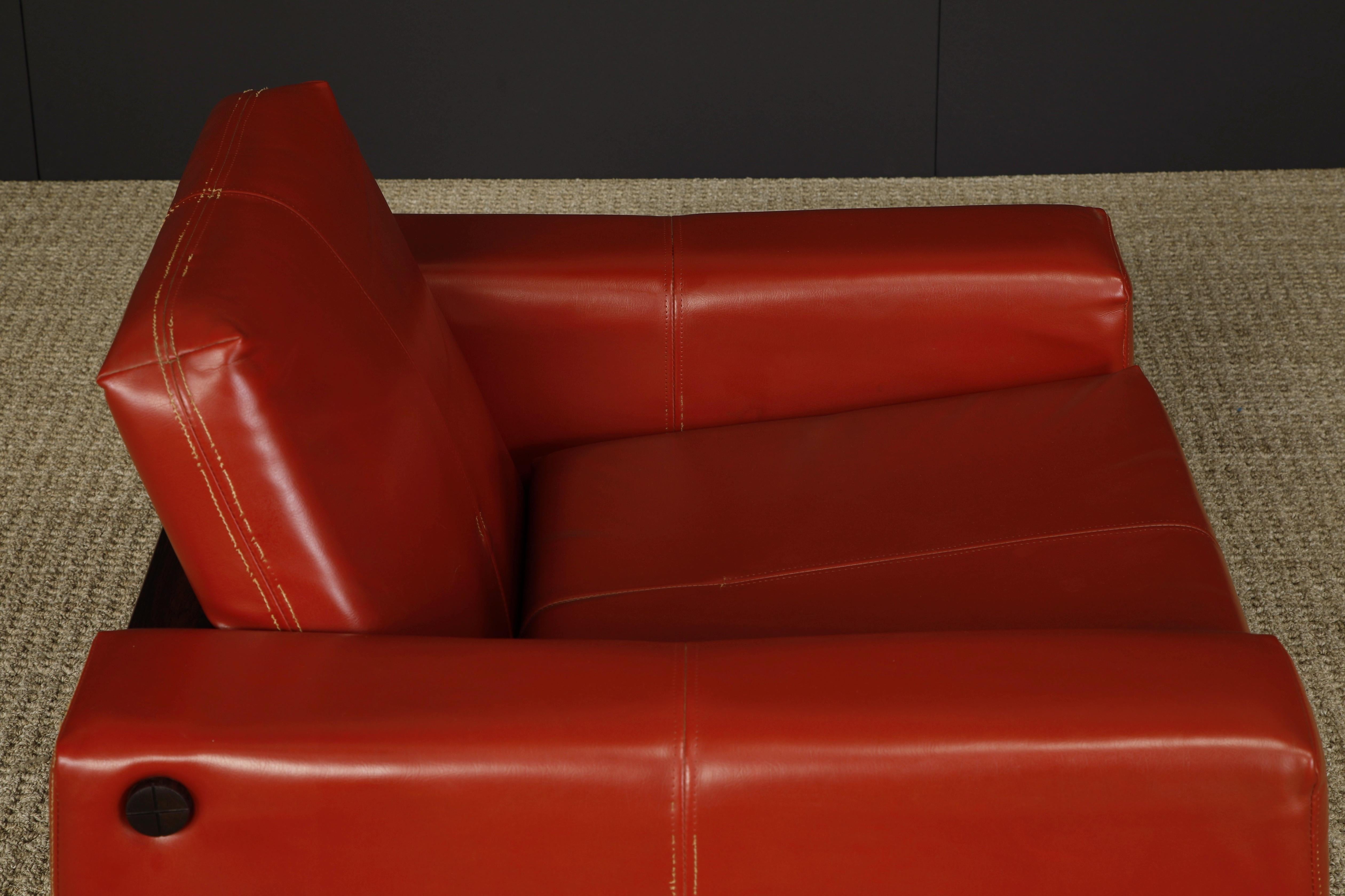 Brazilian Modern Lounge Chairs in Exotic Jacaranda by Móveis Cimo, 1960s, Signed For Sale 6
