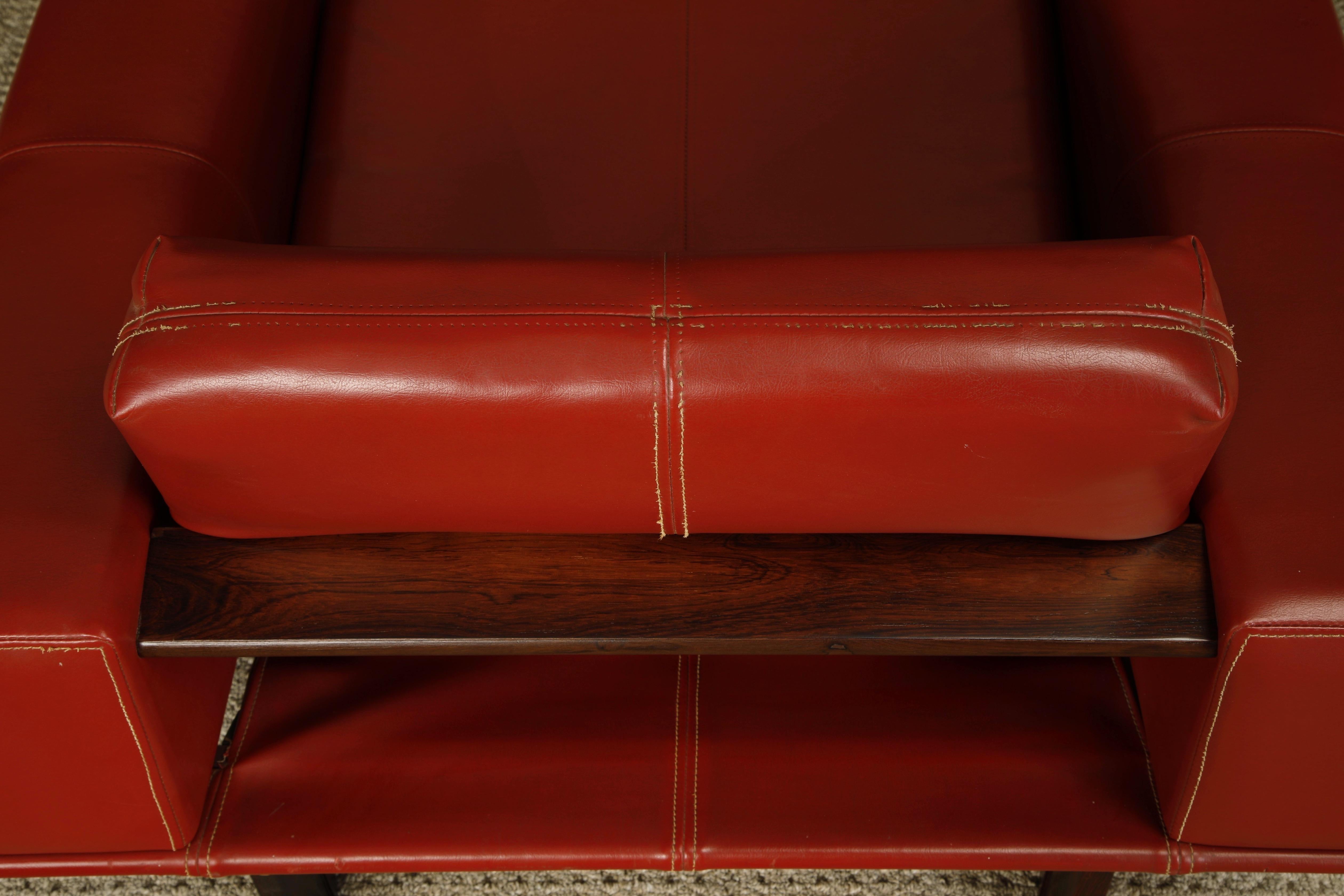 Brazilian Modern Lounge Chairs in Exotic Jacaranda by Móveis Cimo, 1960s, Signed For Sale 12