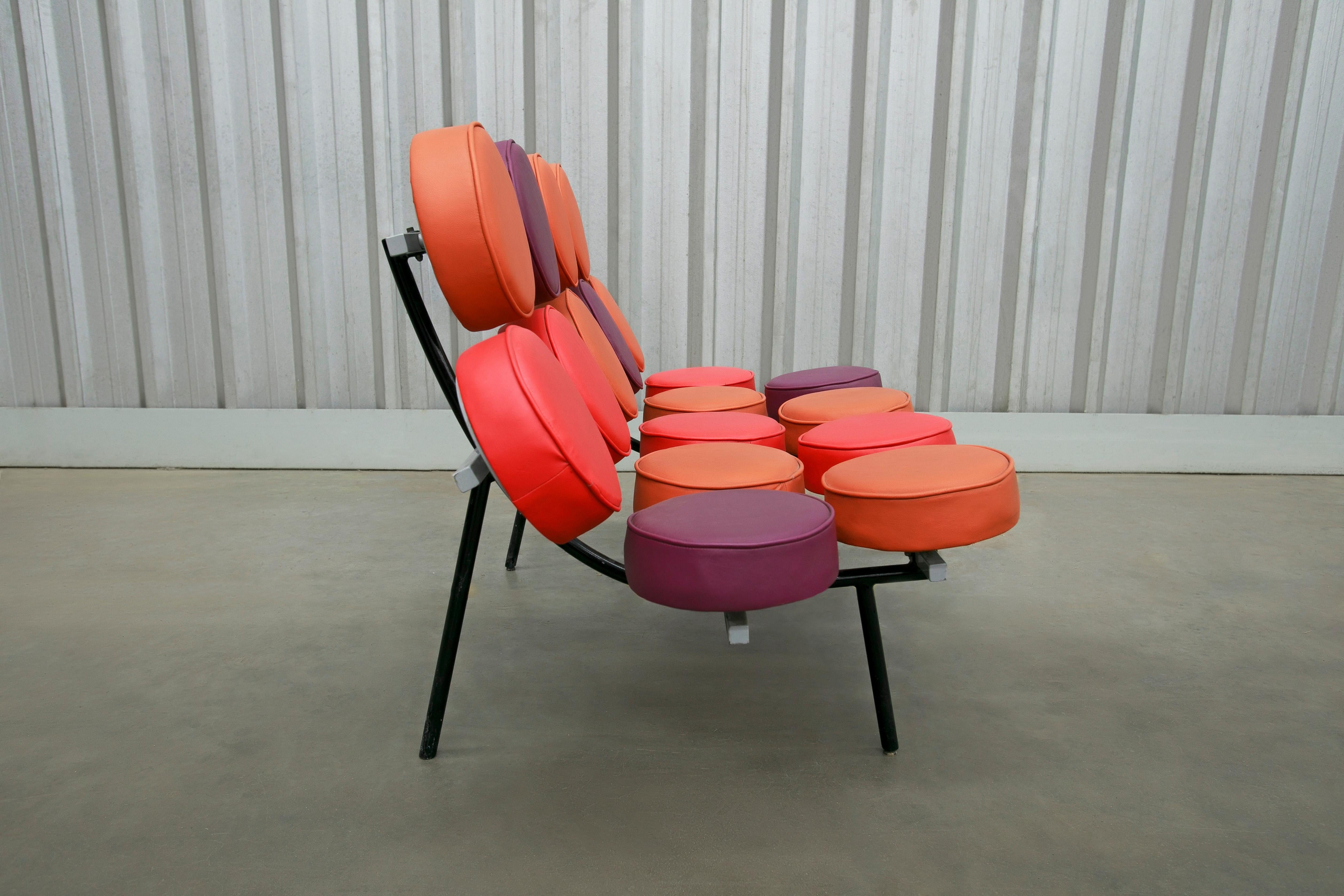 Fait main Canapé moderne brésilien Marshmallow de George Nelson, 1956 en vente