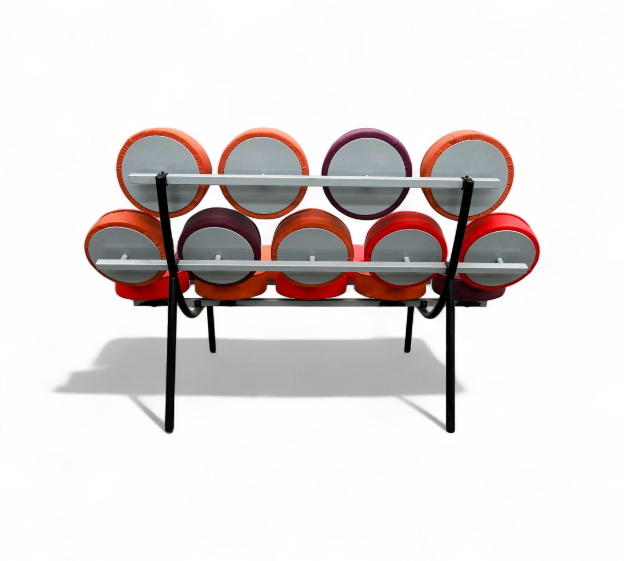 Brazilian Modern Marshmallow” Sofa by George Nelson, 1956 In Good Condition For Sale In New York, NY