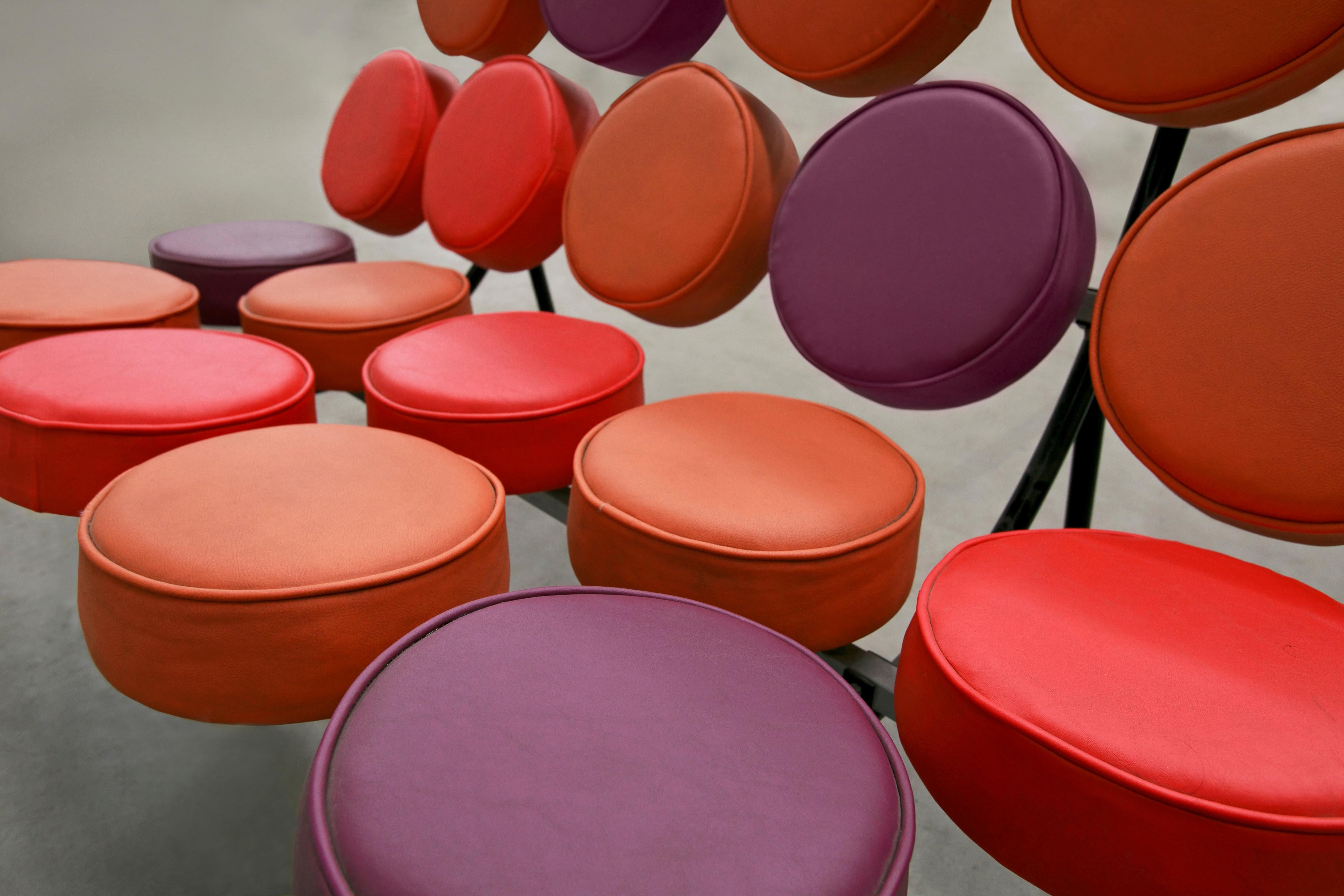 20ième siècle Canapé moderne brésilien Marshmallow de George Nelson, 1956 en vente