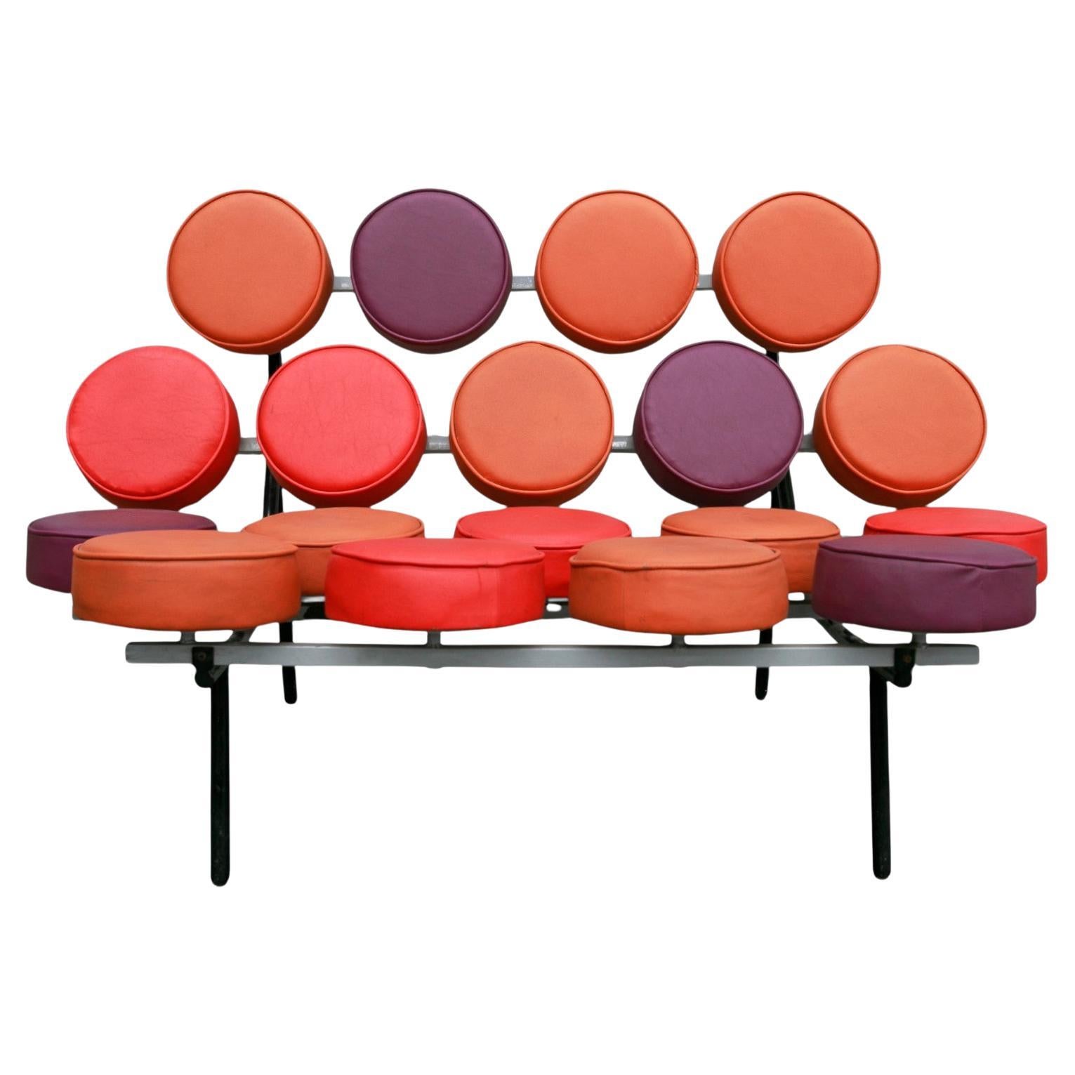 Brazilian Modern Marshmallow” Sofa by George Nelson, 1956 For Sale