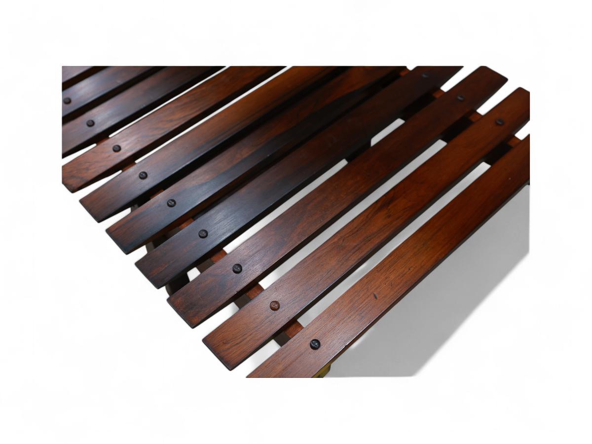 Brazilian Modern Mucki Bench in Hardwood by Sergio Rodrigues, c. 1960 3