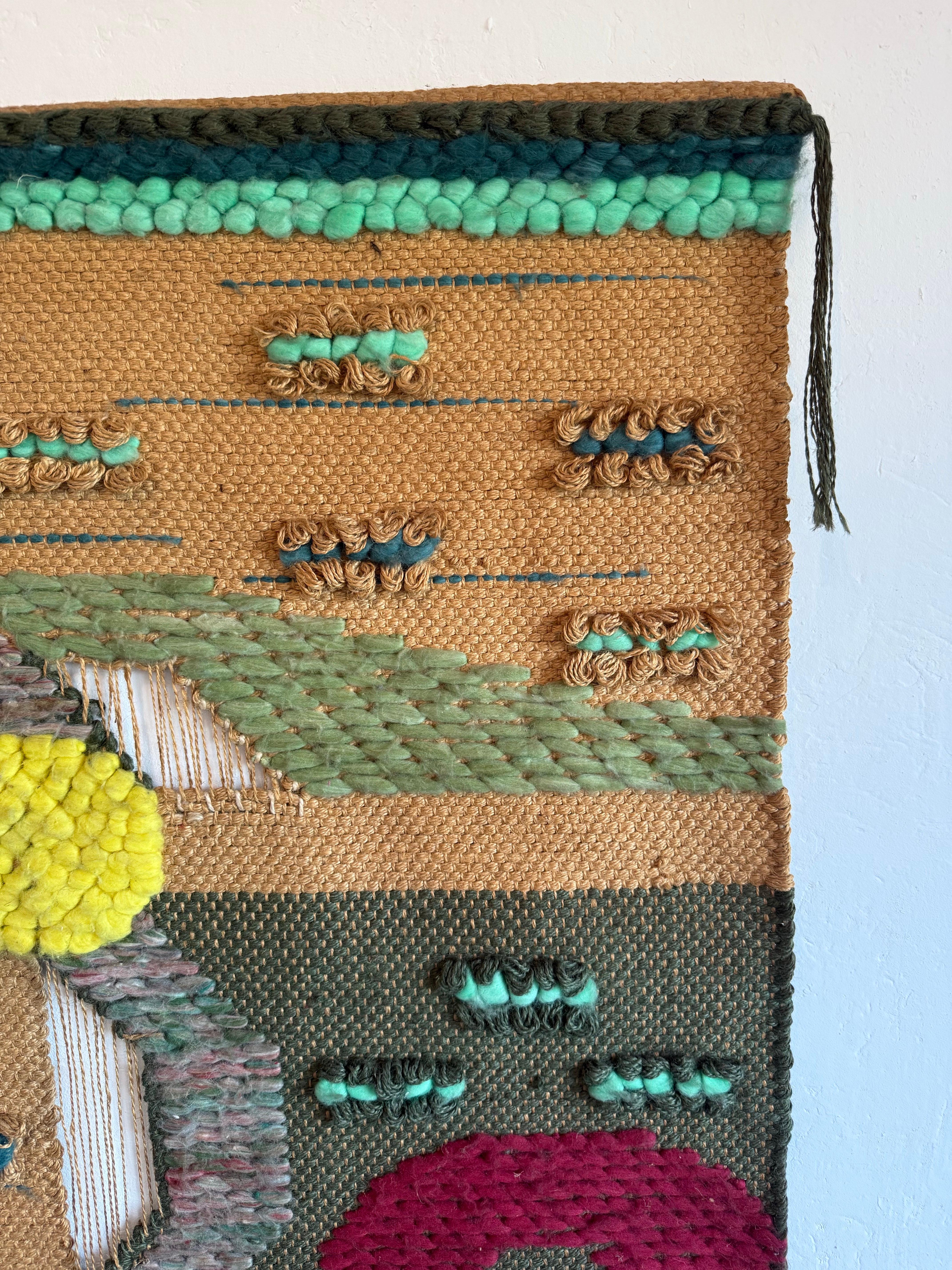 Brazilian Modern Natural Fiber Wall Art Tapestry, 1980s For Sale 4