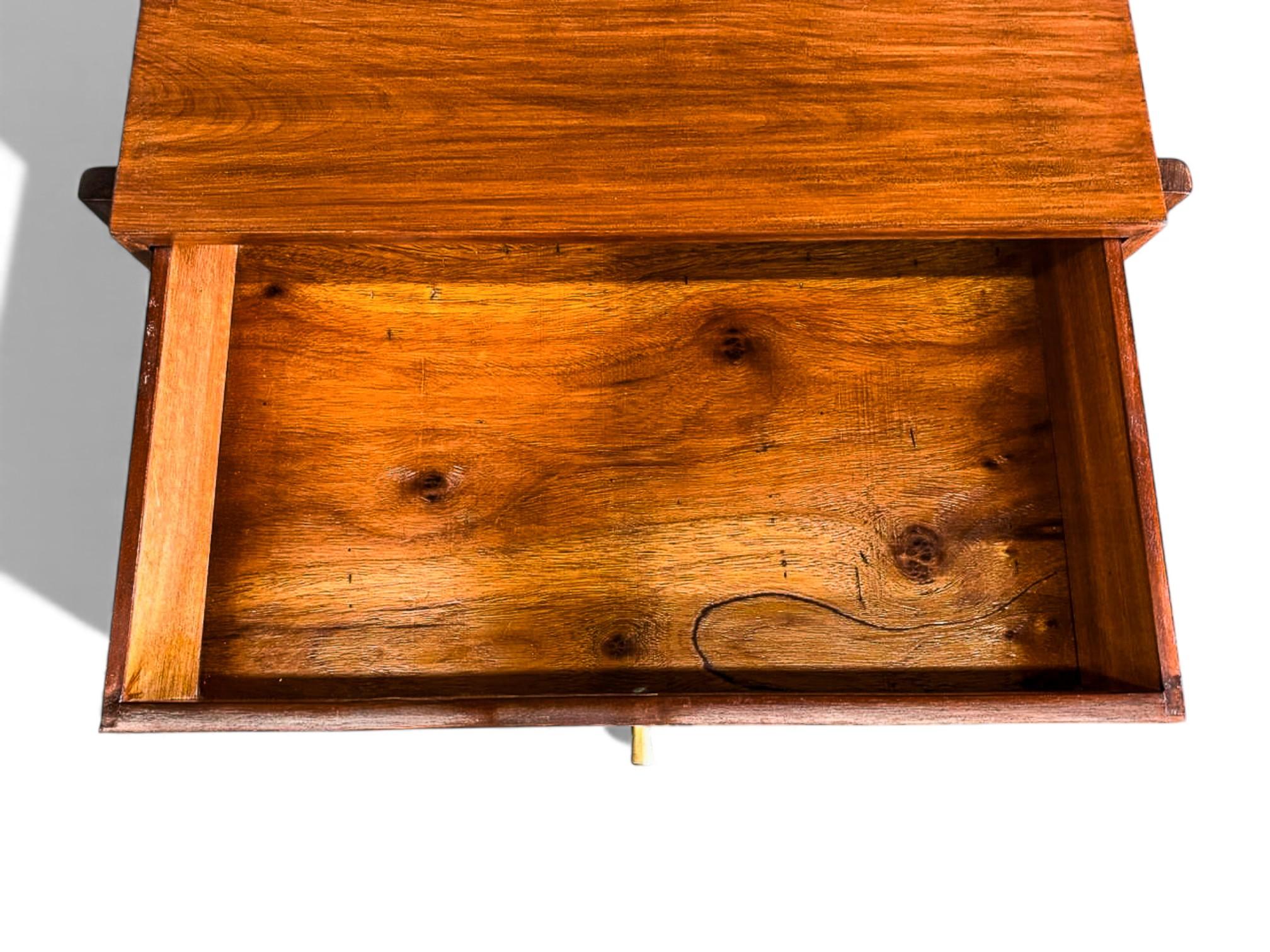 Tables de chevet modernes brésiliennes avec tiroir en bois de Caviuna, Inconnu, années 1950 en vente 12