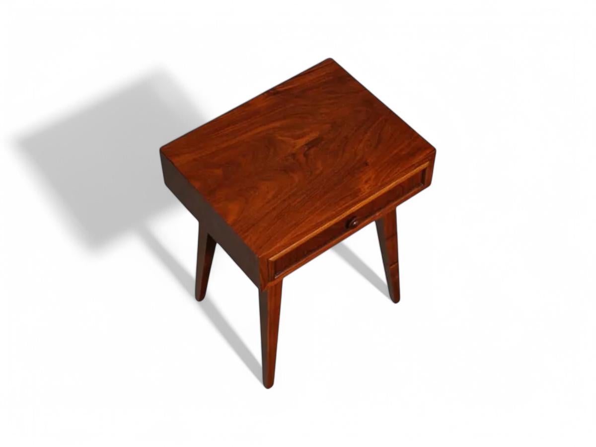 Comodini moderni brasiliani con cassetto in legno duro, Tepperman, anni '50, Brasile in vendita 8