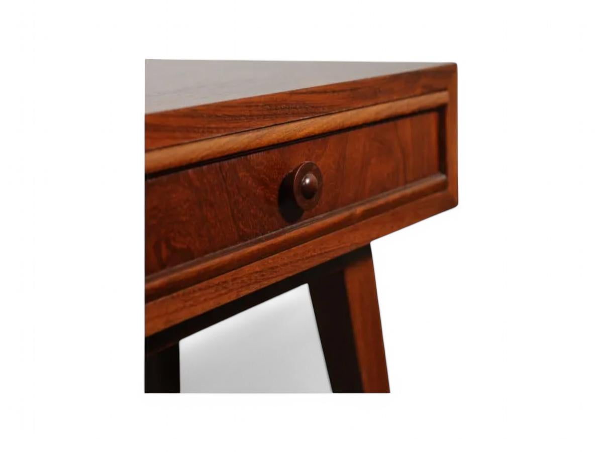 Mesillas de noche modernas brasileñas con cajón en madera dura, Tepperman, años 50, Brasil 1