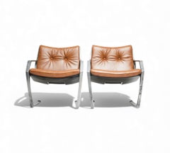 Brazilian Modern Pair of "Fixed Commander" Armchairs, Jorge Zalszupin, 1970s