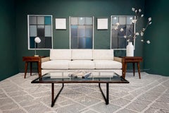 Comodini moderni brasiliani con cassetto in legno duro, Tepperman, anni '50, Brasile