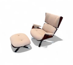Brazilian Modern "Paulistana" Armchair with Ottoman by Jorge Zalszupin, c. 1959