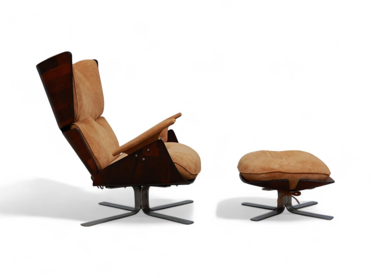 Mid-Century moderno Poltrona moderna brasiliana 