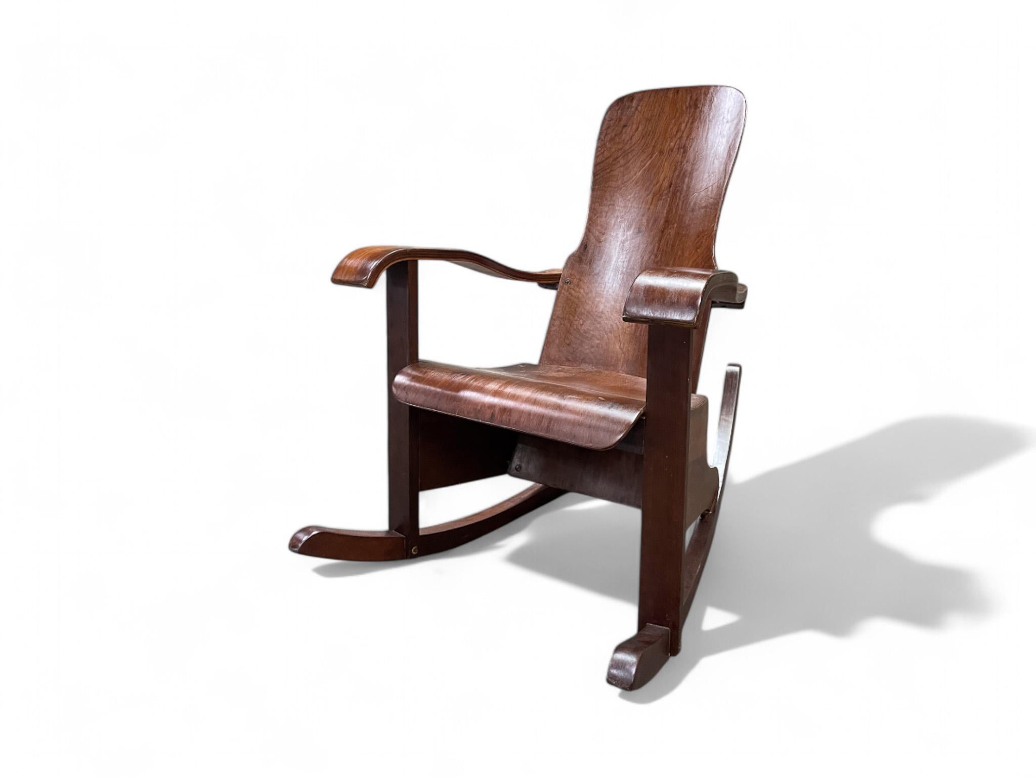60s brazilian rocking chair