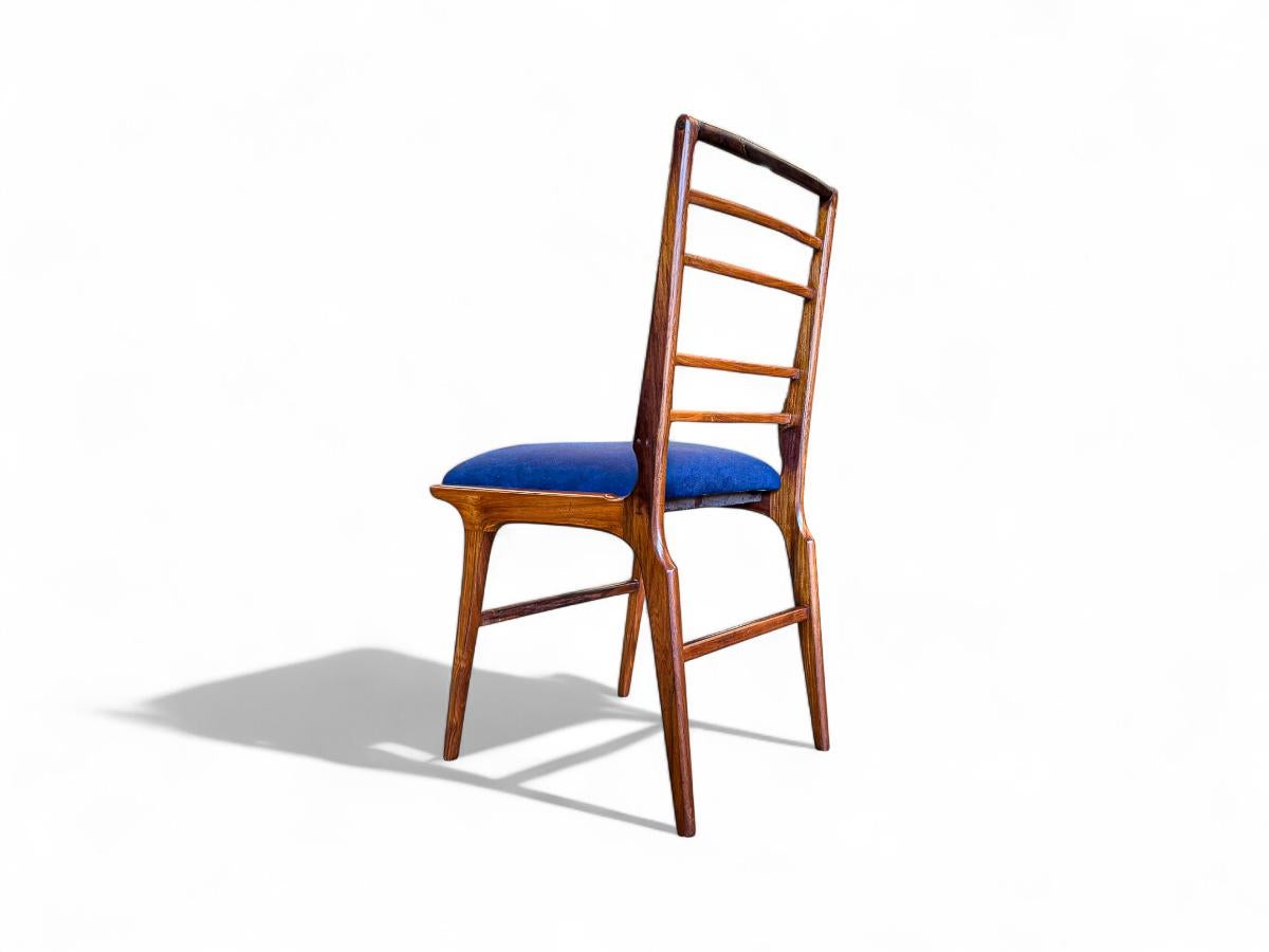 Ensemble de 8 chaises modernes brésiliennes en Wood & C Fabrice, Giuseppe Scapinelli, c.1950s en vente 6