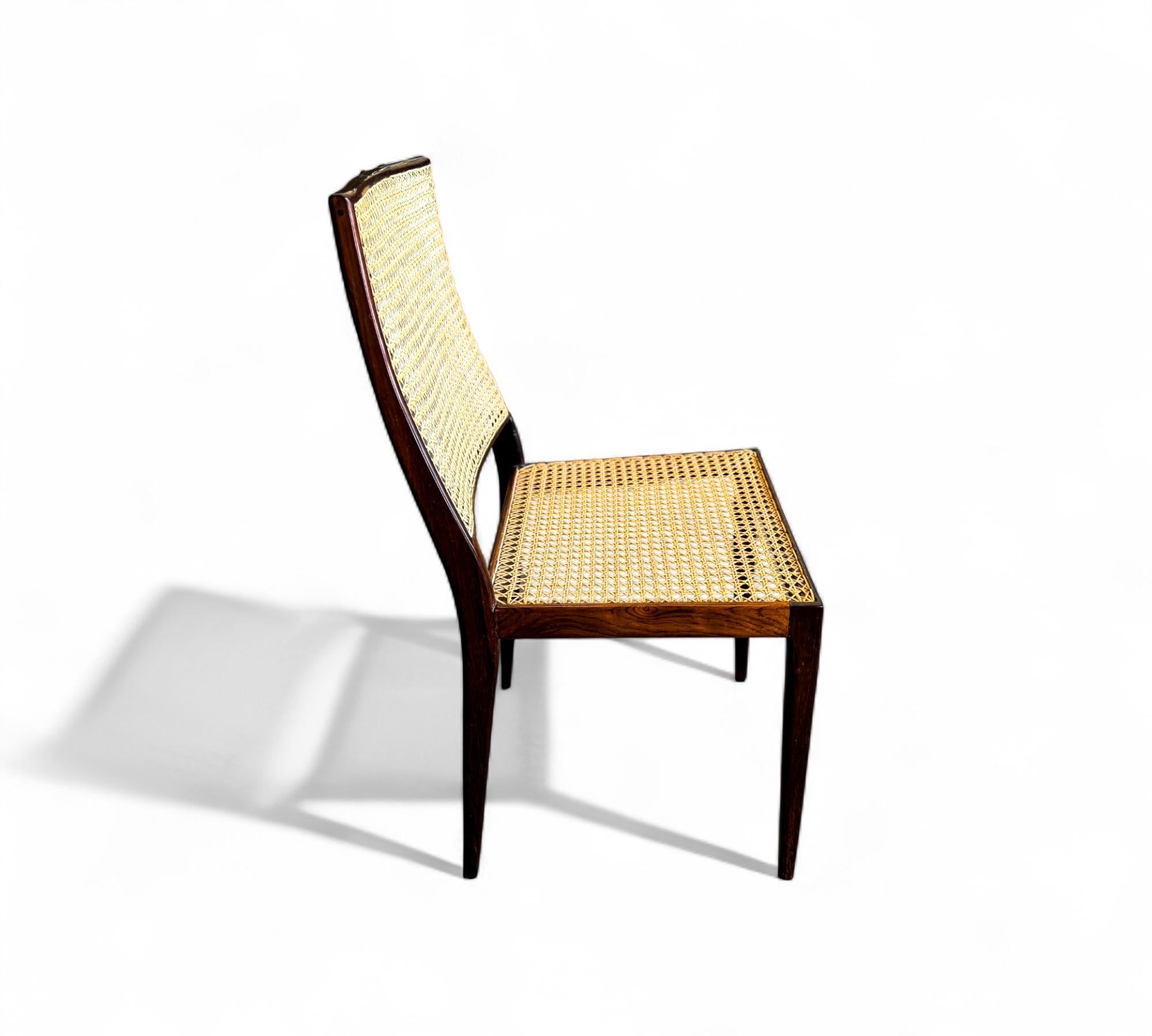 Ensemble moderne brésilien de 8 MT 552 en bois dur, Geraldo de Barros, années 1950 en vente 3