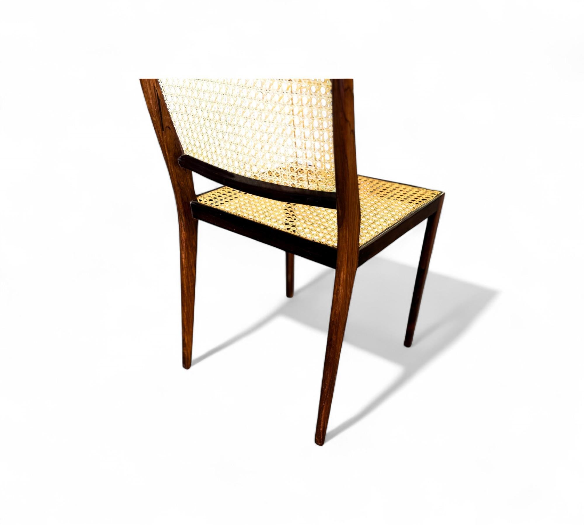 Ensemble moderne brésilien de 8 MT 552 en bois dur, Geraldo de Barros, années 1950 en vente 5