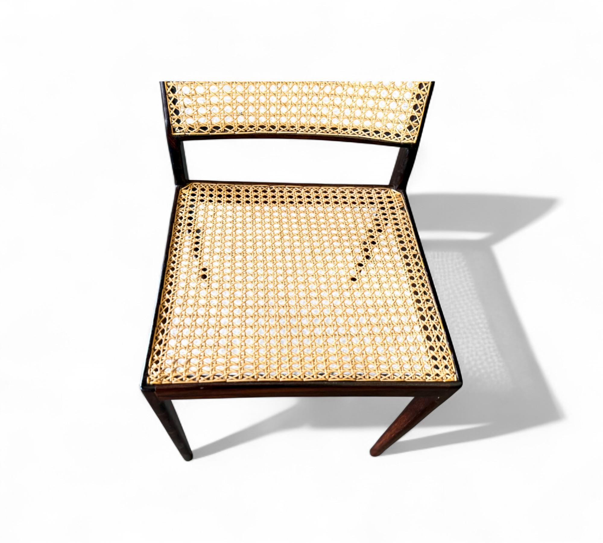 Ensemble moderne brésilien de 8 MT 552 en bois dur, Geraldo de Barros, années 1950 en vente 8