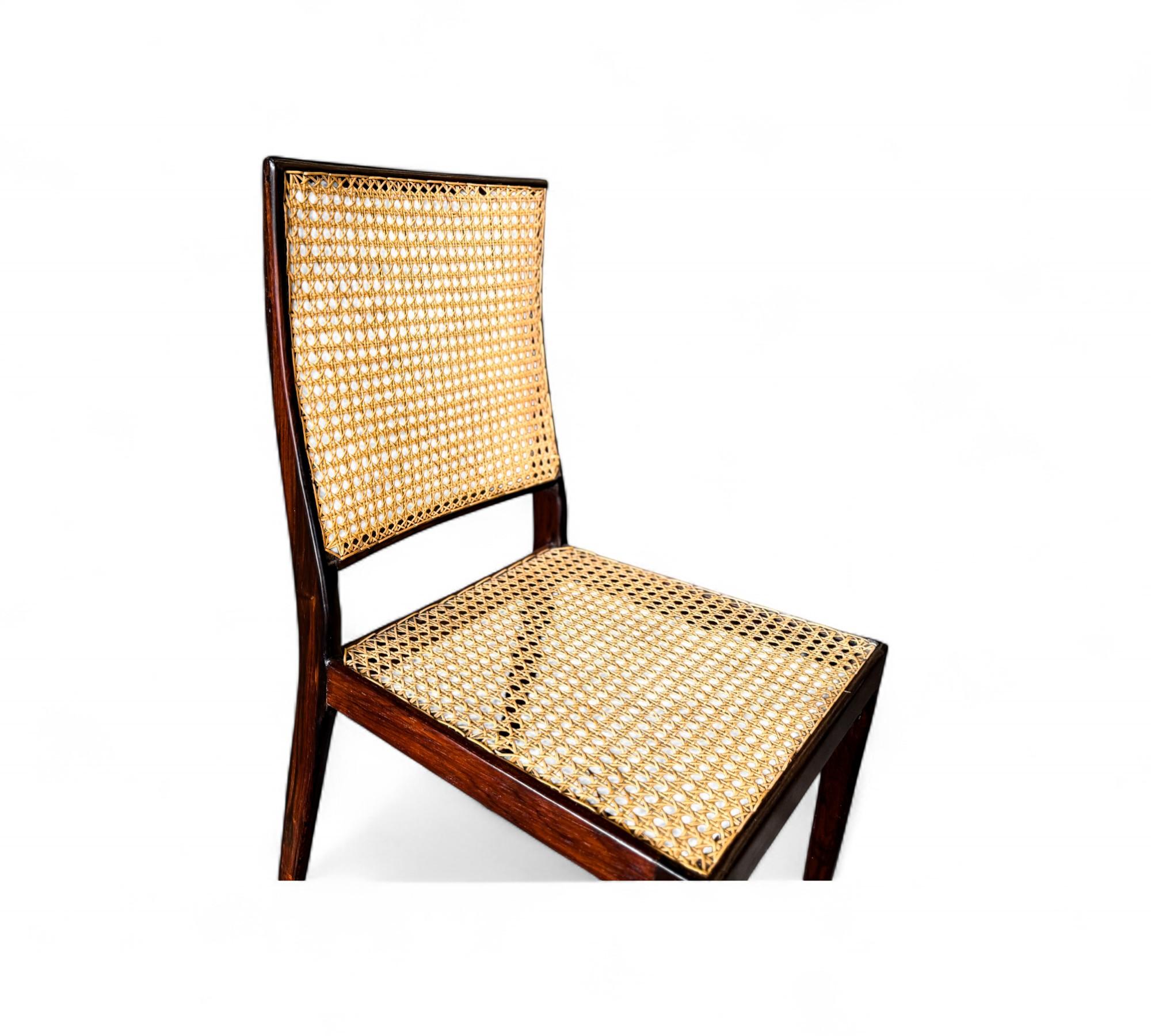 Ensemble moderne brésilien de 8 MT 552 en bois dur, Geraldo de Barros, années 1950 en vente 9