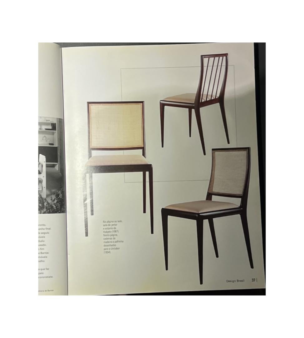 Ensemble moderne brésilien de 8 MT 552 en bois dur, Geraldo de Barros, années 1950 en vente 11